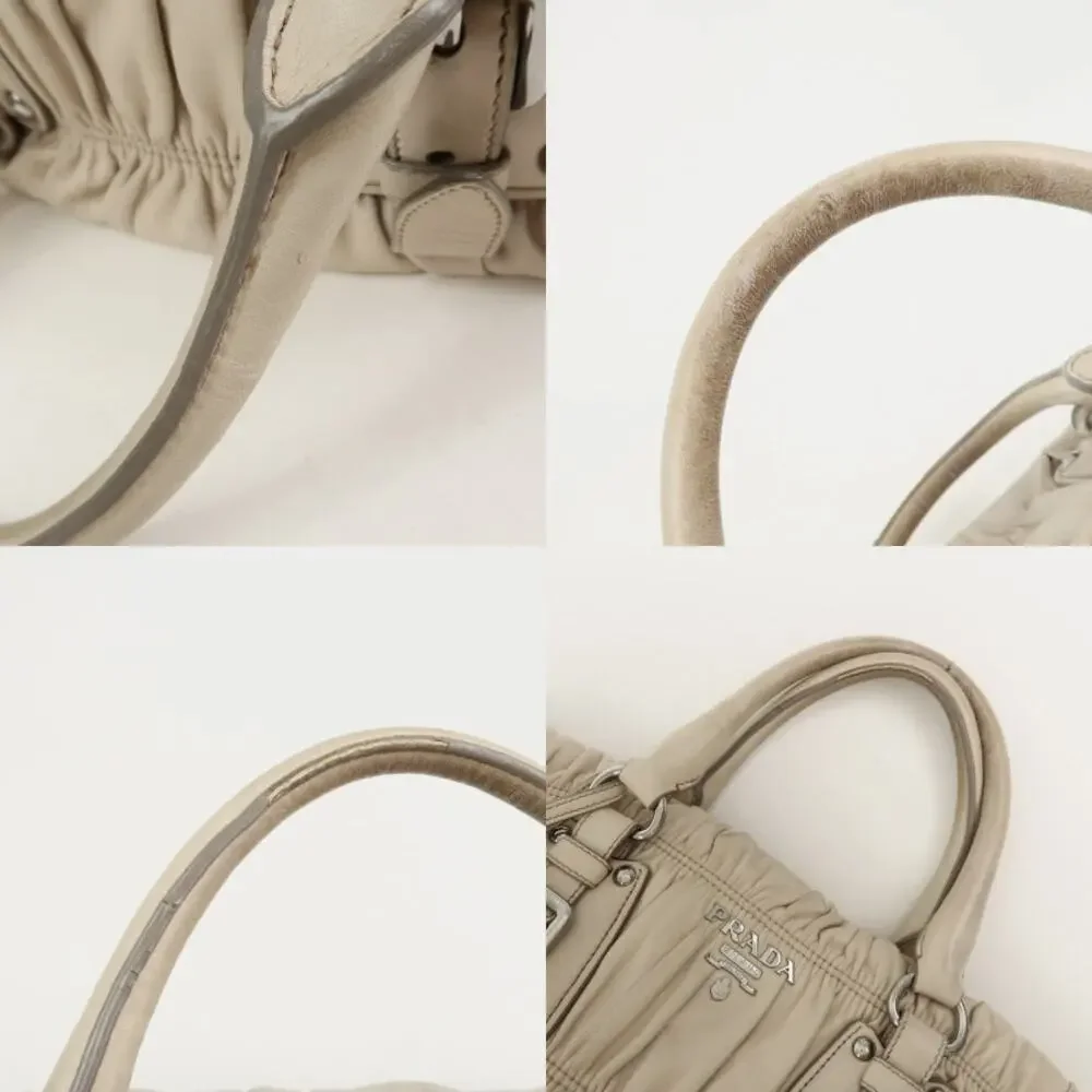 💎✨STUNNING✨💎Authentic PRADA Gathered 2Way Shoulder Bag - Picture 6 of 15